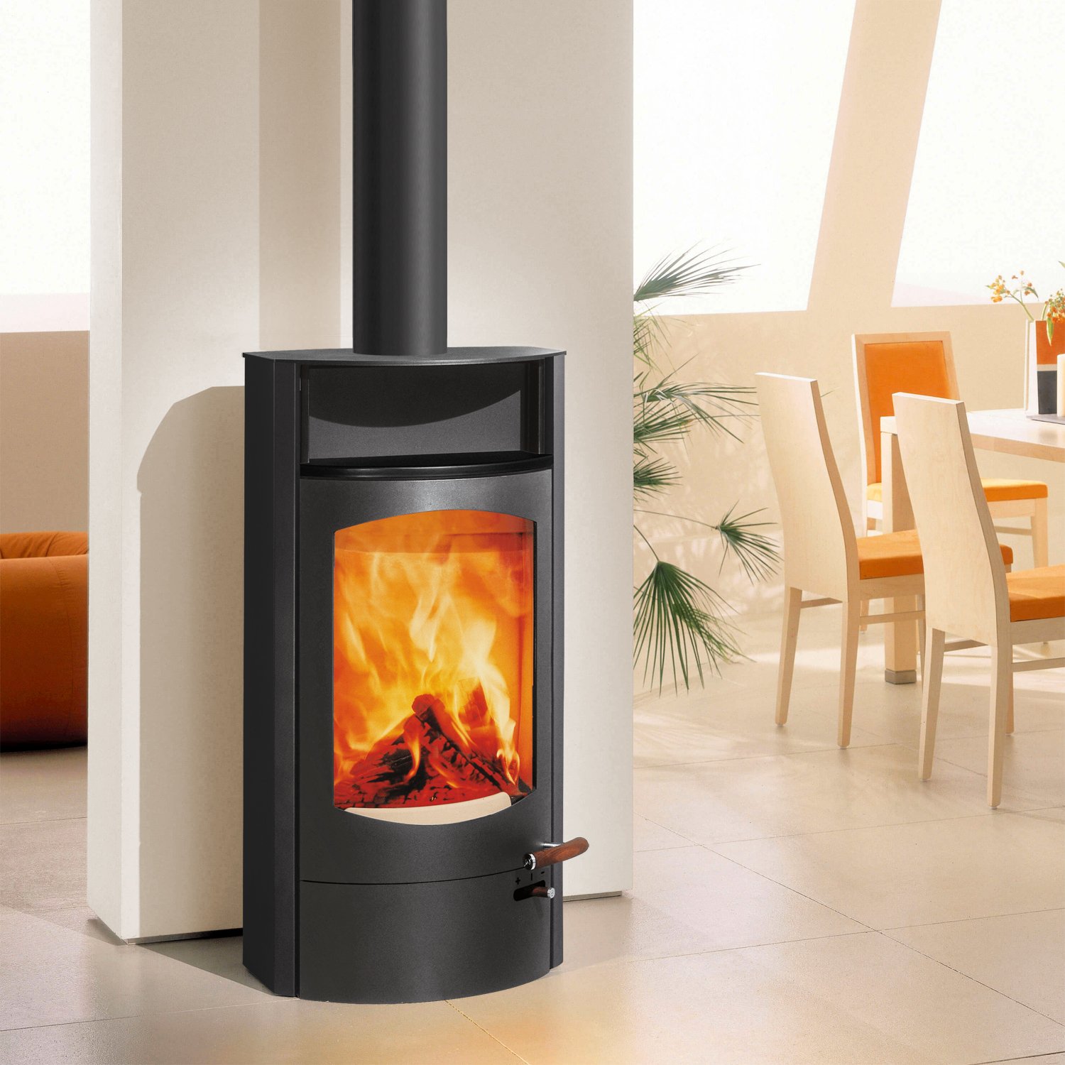3 Austroflamm Koko 2.0 – 6 kW Kaminofen mit Warmhaltefach & DIBt-Zulassung – Bild 1