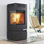 Aduro 12 Kaminofen Schwarz – 6 kW Eckkamin mit großer Eckglasscheibe & Aduro-tronic Automatik