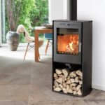 Aduro 19 Kaminofen Schwarz – 5,5 kW, Aduro-tronic Automatik, Konvektionsofen mit Holzfach