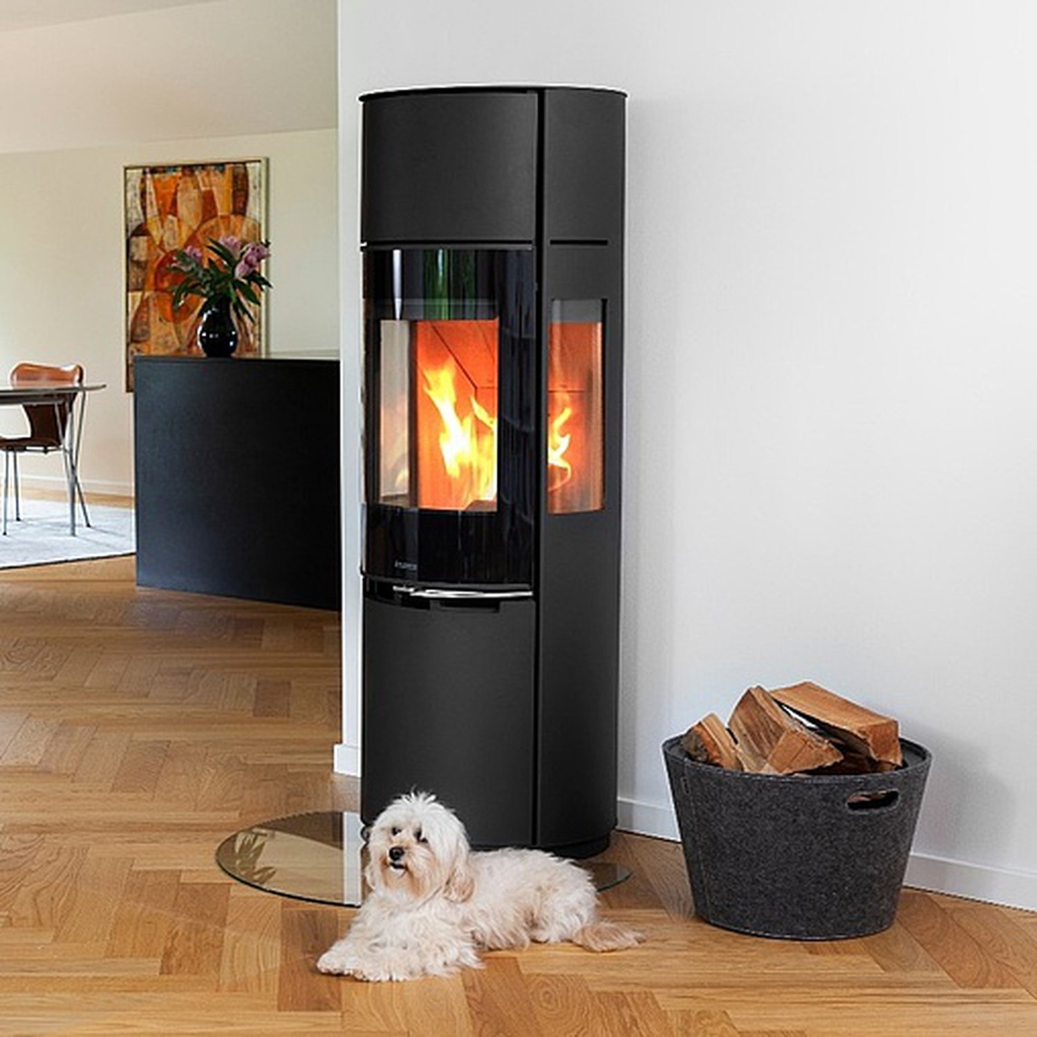 Aduro 9.7 Lux Kaminofen Schwarz Aduro 9.7 Lux Kaminofen Schwarz – 6 kW Design-Kamin mit Wärmespeichersteinen & Aduro-tronic – Bild 1