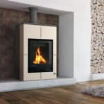 Aquaflam Vario Saporo Kaminofen – 11 kW | Hochleistungs-Holzofen, moderne Stahlverkleidung & externe Zuluft