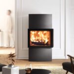 Austroflamm Lounge Xtra Kaminofen 8 kW – Breitbild-Sichtscheibe, Xtra-Wärmespeicher & DIBt