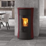 Edilkamin Cherie 9 EVO Pelletofen – 9,3 kW | Hoher Wirkungsgrad, Wi-Fi & Kanalisierung