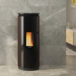 Extraflame Pamela Evolution Line Pelletofen – 8 kW | Stahl Bronze | Rund, leise & effizient