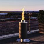 GRDN Kalayo tubo S – Rauchfreie Feuersäule für Garten & Terrasse (Outdoorkamin, 66,5 cm)