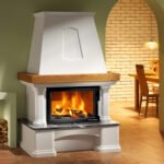 Haas+Sohn Genf III Kaminbausatz – 8,3 kW Speicher-Kamin mit Natursteinverkleidung