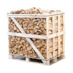 Eichen Brennholz Halbpallette 0,9 RM – Kammergetrocknet & sofort verfeuerbar (405 kg)