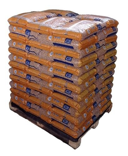 Holzpellets Palette 975 kg 65 Sack x 15 kg Sackware Heizpellets Pellet DIN EN Holzpellets Palette 975 kg – 65 × 15-kg Säcke | DINplus & ENplus A1 | 6 mm Premium Heizpellets – Bild 1