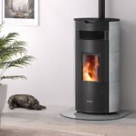 Justus Norta Pelletofen – 8 kW effizienter Pelletofen mit Temperatursteuerung und Speckstein-Option