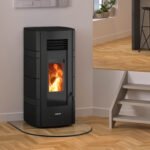 Pelletofen Justus Sia – 8 kW | Modernes Design, automatische Reinigung & Zeitprogrammierung