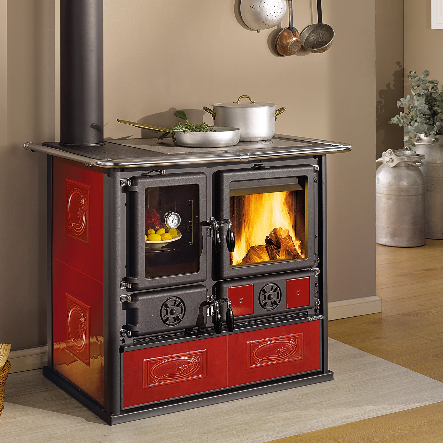 La Nordica Rosa Reverse Sinistra Küchenofen Liberty Bordeaux La Nordica Rosa Reverse Sinistra Küchenofen Liberty Bordeaux – Bild 1