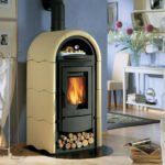 La Nordica Stefany Forno Kaminofen – 10,6 kW, Backfach, Majolika-Keramik, Gusseisen, Bauart 1