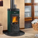 La Nordica Super Junior – Kaminofen 5 kW mit Kochplatte, kompakt & effizient, Grün