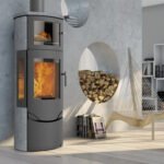 Lotus Prio 7M Kaminofen mit Backfach – 7 kW Premium-Designofen mit Seitenglas & Turbo-Clean