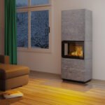 Lotus Visto – 5,4 kW Speckstein-Kaminofen mit Seitenglas & Clean Burn Technology