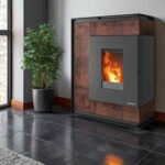 Oranier Boreas Pelletofen – 8 kW, Sintered Stone Korten, effizient & modern