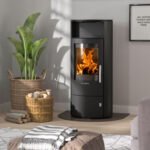 Oranier Polar 7 2.0 Kaminofen – 6,5 kW, ovales Design, Warmhaltefach & Dreifach-Luftsystem