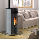 Oranier Sando 60 Pelletofen Speckstein – 8 kW, LAS-Anschluss, WiFi & automatische Brennertopf-Reinigung