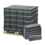 Rekord Braunkohlebriketts 1000 kg Palette (40 × 25 kg) | Lange Brenndauer | Hoher Heizwert 5,2 kWh/kg | REKORD Lausitzer Kohle