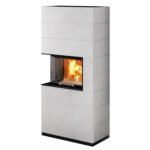 Spartherm SIM Varia 2L-55h Kaminbausatz – 6,1 kW | Modularer Eck-Kamin mit Panoramascheibe & Speicherfunktion