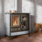 Thermorossi Melissa Evo Stone Küchenofen – 8,2 kW Holzherd mit Backofen & Speckstein