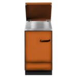 Westminster K 155 S Küchenofen – 5 kW Beistellherd aus Stahl mit Abdeckhaube, höhenverstellbar & Dauerbrandfunktion