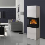 Wamsler Modulo 57/180 U Kaminbausatz – 6 kW, dreiseitige Panoramascheibe, externe Zuluft, Bauart 1