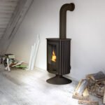 Masterflamme Piccolo II – 7 kW Warmluftofen | Leistungsstarker Holzofen für Werkstatt & Wohnraum