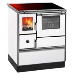 Westminster K 176 F/A 70 Style – 5 kW Küchenofen mit Cerankochfeld & Backfach – Weiß