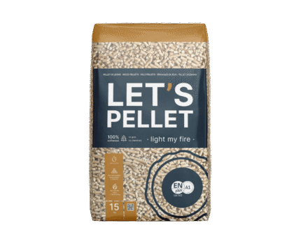 LETS-PELLET Premium A1 15 kg x 65 – ENplus A1 (UA022), FSC 100 %, 6 mm – Hoher Heizwert >4,7 kWh/kg